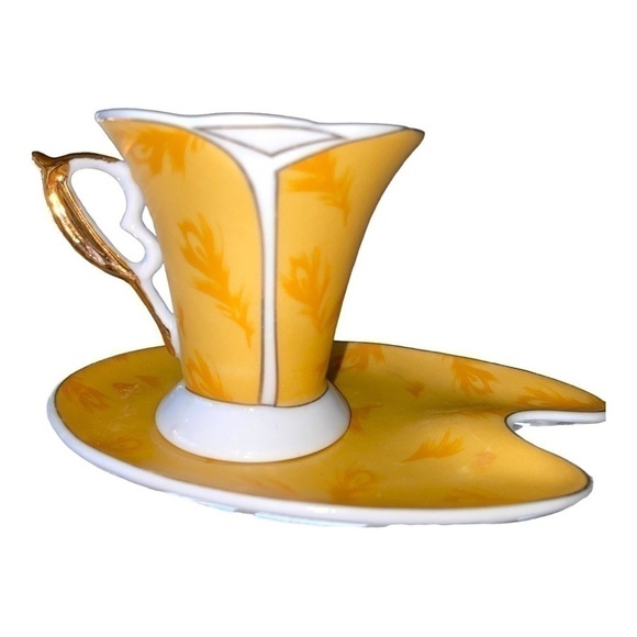 ZAFIR Home Stores, set of two espresso cups and plates, excellent condition - Picture 3 of 6